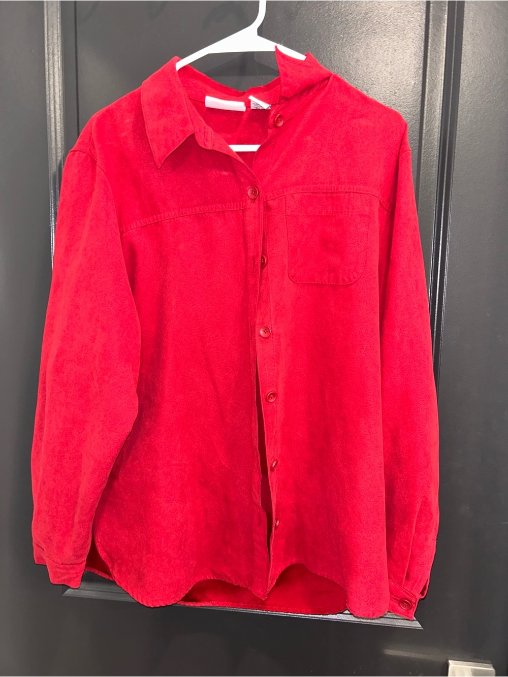 Parisian Works Red Button-Up Shirt